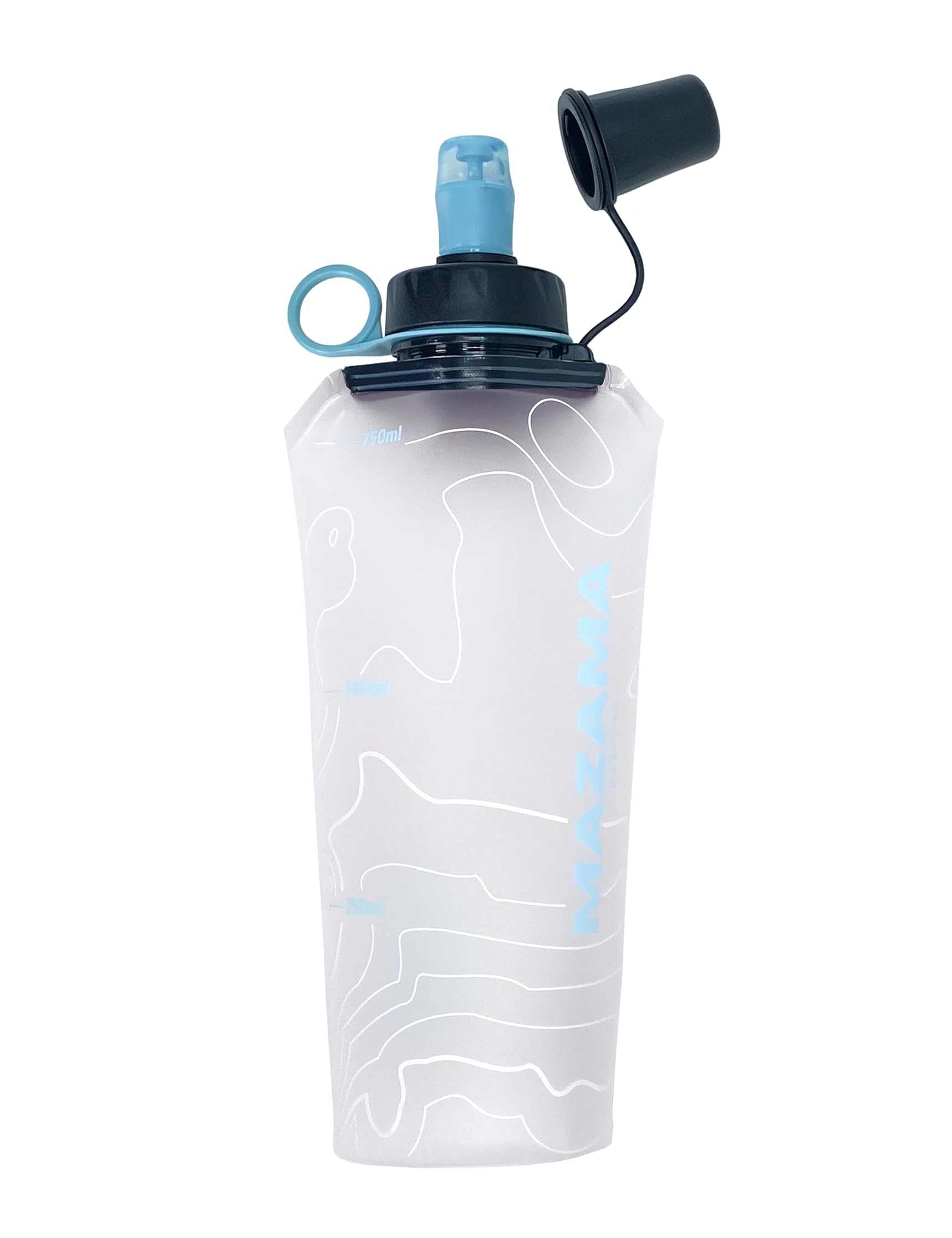 Mazama Collapsible Soft Sport Bottle/Flask/Canteen. Ultralight and